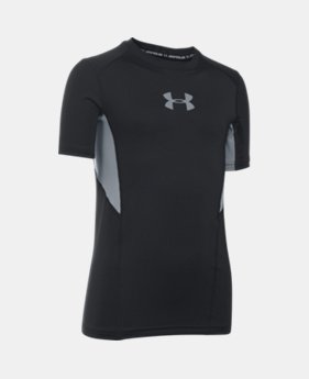 Boys' UA CoolSwitch Fitted Short Sleeve Shirt 1 Color $12.93 to $17.24