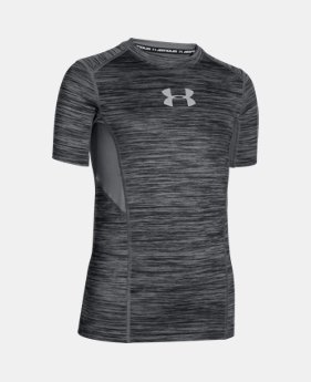 Boys’ UA CoolSwitch Fitted Short Sleeve Shirt LIMITED TIME: FREE SHIPPING $34.99