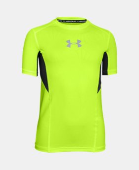 Boys’ UA CoolSwitch Fitted Short Sleeve Shirt 1 Color $20.24