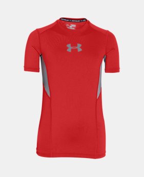 Boys’ UA CoolSwitch Fitted Short Sleeve Shirt 5 Colors $34.99