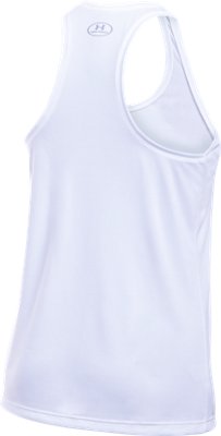 Playera sin Mangas UA Tech&trade; para Mujer, White, pdpMainDesktop image number 7