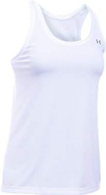 Playera sin Mangas UA Tech&trade; para Mujer, White, pdpMainDesktop image number 6