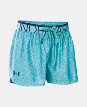 New Arrival Girls’ UA Printed Play Up Shorts 1 Color $25.99