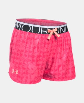 New Arrival Girls’ UA Printed Play Up Shorts LIMITED TIME: FREE SHIPPING $25.99
