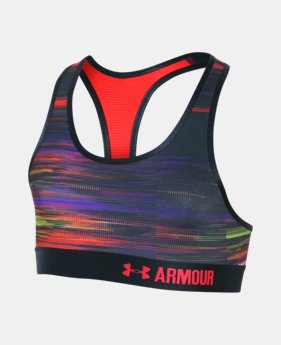 Girls’ UA HeatGear® Armour Printed Sports Bra $29.99