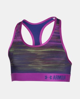 Girls’ UA HeatGear® Armour Printed Sports Bra LIMITED TIME: FREE SHIPPING 1 Color $29.99