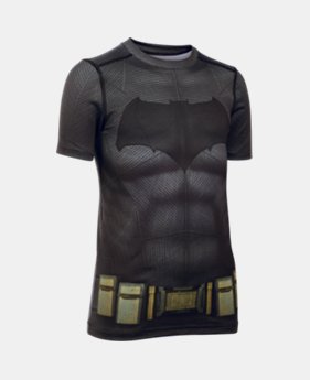 New Arrival Boys' Under Armour® Alter Ego Batman Fitted Shirt 1 Color $49.99
