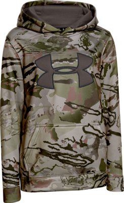 Boys' Armour Fleece® Camo Big Logo Hoodie Under Armour US