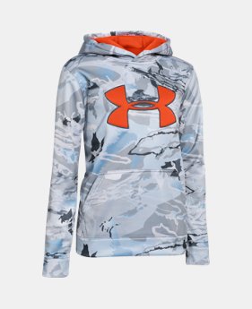 Boys’ UA Armour® Fleece Camo Big Logo Hoodie 2 Colors $69.99