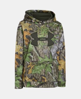 Boys’ UA Armour® Fleece Camo Big Logo Hoodie 4 Colors $52.99 to $69.99
