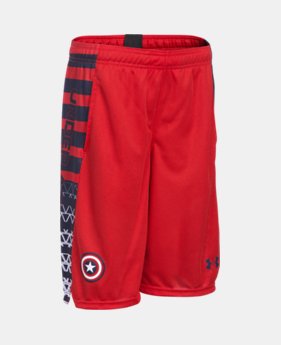 Boys' Under Armour® Alter Ego Captain America Shorts LIMITED TIME: FREE SHIPPING 1 Color $39.99