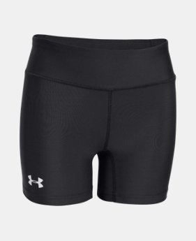 Girls' UA On The Court 4" Shorts LIMITED TIME: FREE U.S. SHIPPING 2 Colors Available $14.99 to $18.99