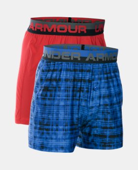 Boys' UA Original Series Boxer Shorts 2-Pack 1 Color $29.99