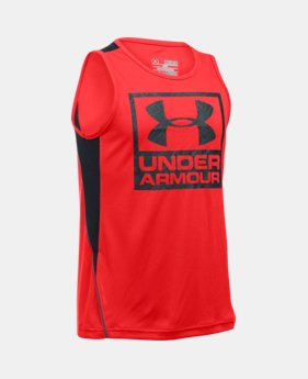 Boys’ UA Show Me Sweat Tank 1 Color $34.99