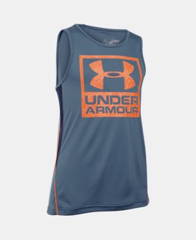 Boys’ UA Show Me Sweat Tank 1 Color $34.99