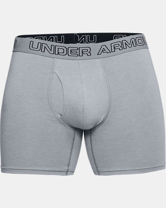 Under Armour Men's Charged Cotton® Stretch 6" Boxerjock® - 3-Pack. 3