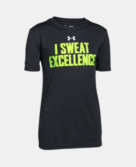 Boys’ UA I Sweat Excellence T-Shirt 2 Colors $25.99