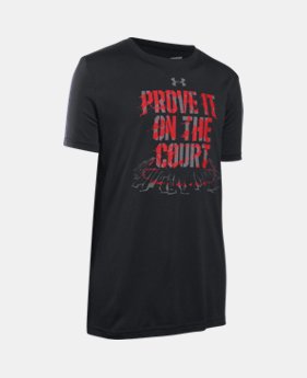 Boys’ UA Prove It On The Court T-Shirt 1 Color $22.99