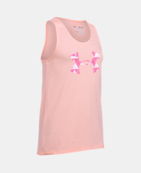 Girls’ UA Favorite Big Logo Tank 1 Color $22.99