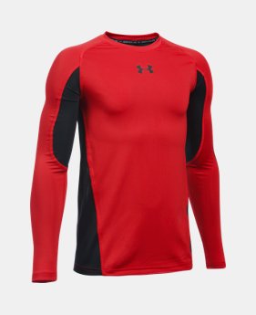 Boys' UA HeatGear® Armour Up Long Sleeve 1 Color $12.93