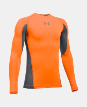 Boys' UA HeatGear® Armour Up Long Sleeve 1 Color $17.99 to $18.99