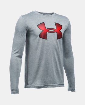 Boys' UA Novelty Big Logo Long Sleeve 1 Color $12.93 to $15.74