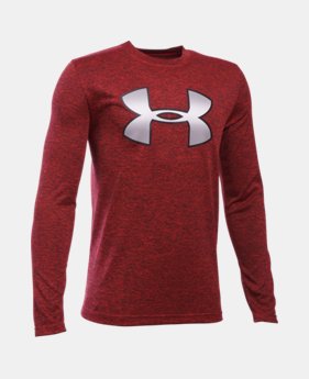 Boys' UA Novelty Big Logo Long Sleeve 1 Color $12.93 to $15.74