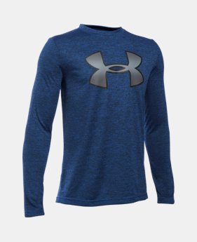 Boys' UA Novelty Big Logo Long Sleeve 1 Color $12.93 to $15.74