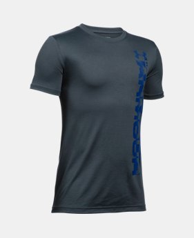 Boys' UA Sideline Logo T-Shirt 1 Color $14.99