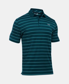 Men's UA coldblack® Swing Plane Stripe Polo 1 Color $52.99