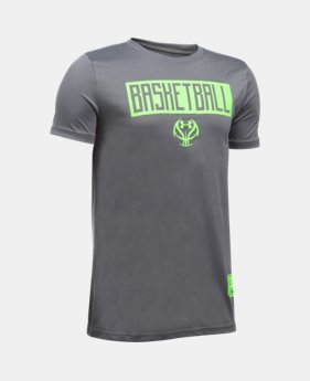 Boys' UA Basketball Lock Up T-Shirt 1 Color $22.99
