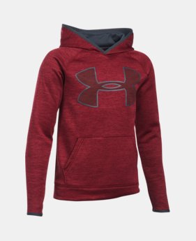 Boys' UA Armour® Fleece Highlight Twist Hoodie 1 Color $27.99 to $30.99