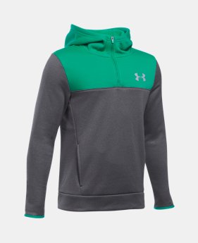 Boys' UA Storm Armour® Fleece 1/4 Zip Hoodie 2 Colors $30.99 to $41.99