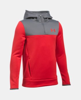 Boys' UA Storm Armour® Fleece 1/4 Zip Hoodie 1 Color $23.24 to $31.49