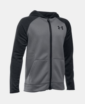 Boys' UA Storm Armour Fleece® Full Zip Hoodie 1 Color $38.99