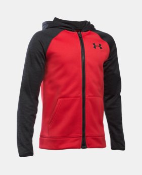 Boys' UA Storm Armour® Fleece Full Zip Hoodie 1 Color $36.74
