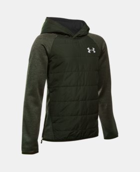 Boys' UA Storm Insulated Pullover Swacket LIMITED TIME: 25% OFF 2 Colors $56.24