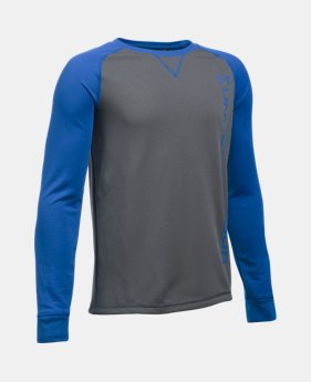 Boys' UA Waffle Crew 1 Color $22.99