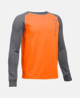 Boys' UA Waffle Crew 4 Colors $34.99