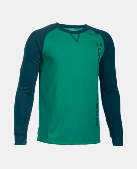 Boys' UA Waffle Crew 1 Color $18.99 to $22.99