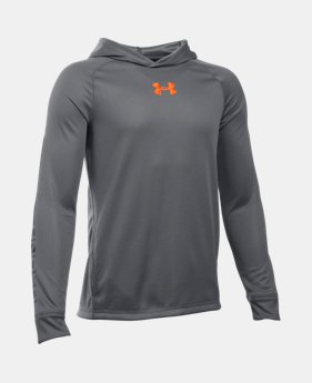 Boys' UA Waffle Hoodie 1 Color $17.99