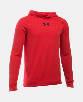 Boys' UA Waffle Hoodie 1 Color $17.99