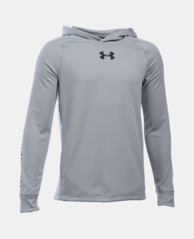 Boys' UA Waffle Hoodie LIMITED TIME: FREE SHIPPING 2 Colors $44.99