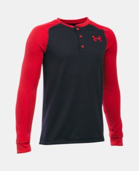 Boys' UA Waffle Henley 1 Color $39.99