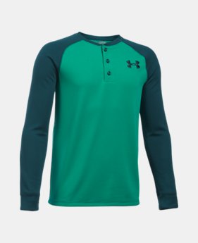 Boys' UA Waffle Henley 3 Colors $39.99