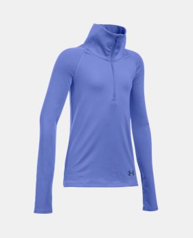 Girls' UA ColdGear® 1/2 Zip 1 Color $22.49