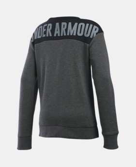 Girls' UA Favorite Fleece Crew 1 Color $17.99