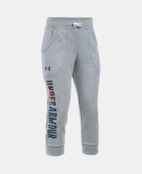 Girls' UA Favorite Fleece Capris 1 Color $17.99