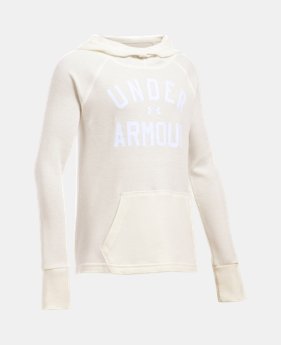 Girls' UA Waffle Hoodie 2 Colors $16.87 to $17.99