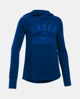 Girls' UA Waffle Hoodie 1 Color $16.87 to $17.99